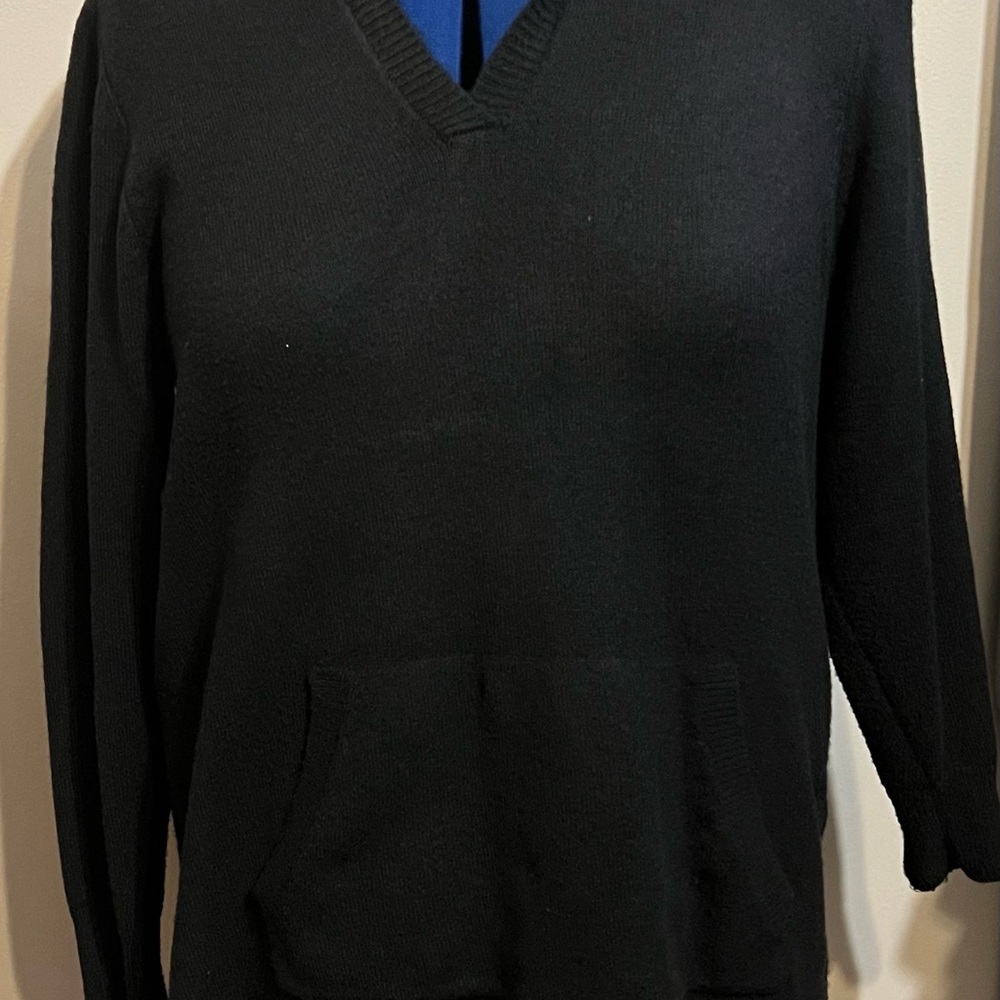 Lane Bryant Black V-Neck Sweater